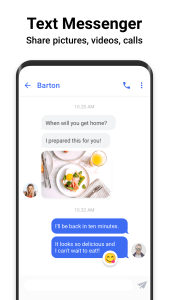 اسکرین شات 1 برنامه Messenger SMS - Text Messages
