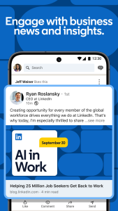 اسکرین شات 5 برنامه LinkedIn: Community & Network