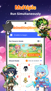 اسکرین شات 1 برنامه Anime Shimeji Pets On Screen