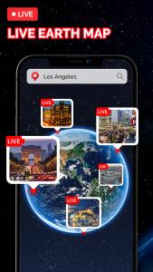 اسکرین شات 1 برنامه Live Earth Map: Street View 3D