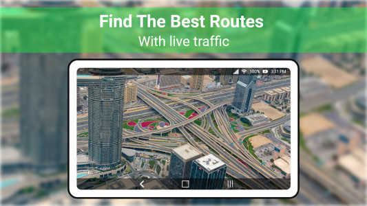 اسکرین شات 1 برنامه Live Earth Map - World Map 3D