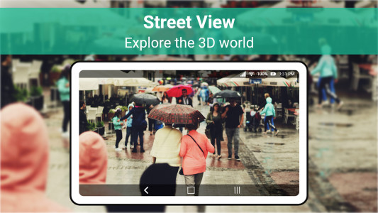 اسکرین شات 6 برنامه Live Earth Map - World Map 3D