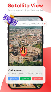 اسکرین شات 3 برنامه Live Satellite view & 3d Maps