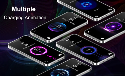 اسکرین شات 2 برنامه Battery Charging Animation