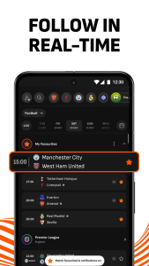 اسکرین شات 4 برنامه LiveScore: Live Sports Scores