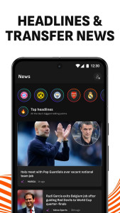 اسکرین شات 6 برنامه LiveScore: Live Sports Scores