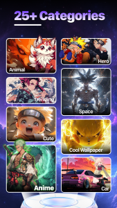 اسکرین شات 6 برنامه MAW: My 3D Anime Wallpaper