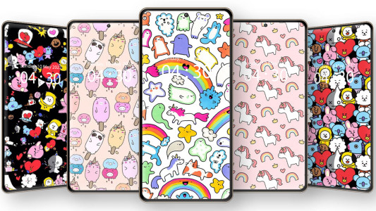 اسکرین شات 6 برنامه Girly Wallpaper Aesthetic