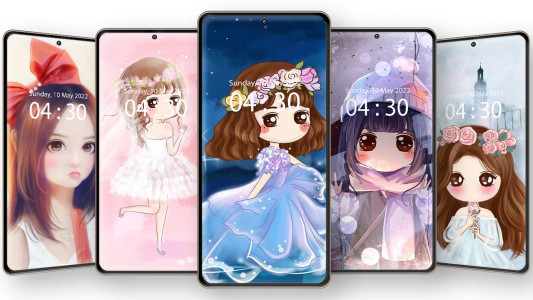 اسکرین شات 8 برنامه Cute Wallpapers For Girls