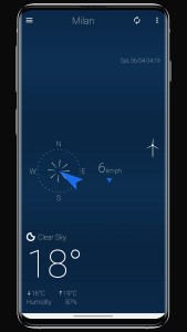 اسکرین شات 1 برنامه Weather: Forecast & Wind