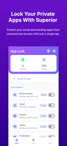 اسکرین شات 1 برنامه App Lock