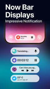 اسکرین شات 3 برنامه Lock Screen Now Bar