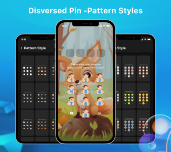 اسکرین شات 5 برنامه Pin Lock Screen Styles