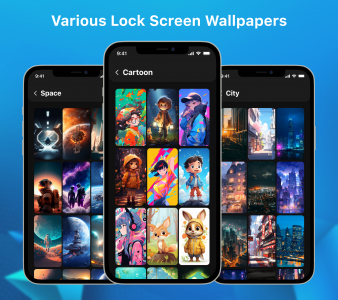 اسکرین شات 3 برنامه Pin Lock Screen Styles