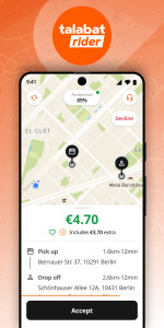 اسکرین شات 4 برنامه Talabat Rider