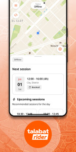 اسکرین شات 2 برنامه Talabat Rider