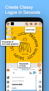 اسکرین شات 1 برنامه Logo Maker Plus - Logo Creator