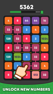 اسکرین شات 2 بازی Number Match: 2048 Puzzle