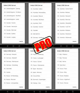 اسکرین شات 5 برنامه Speedy DNS Changer