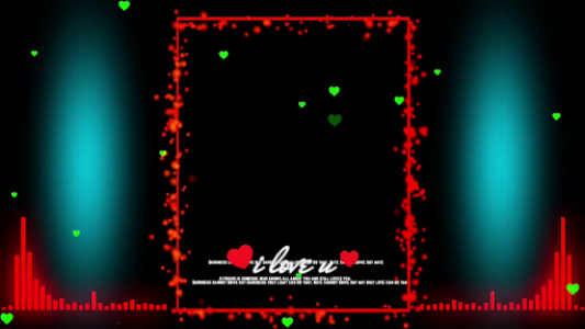 اسکرین شات 2 برنامه Awesome Avee Player Templates - Love Avee Player