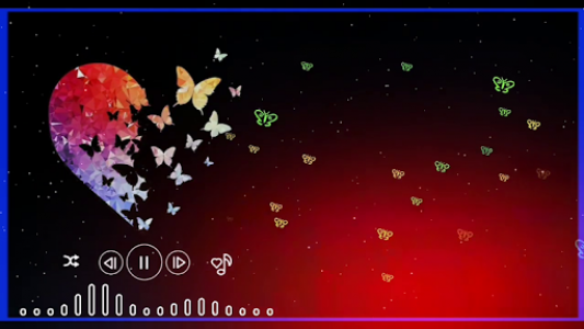 اسکرین شات 3 برنامه Awesome Avee Player Templates - Love Avee Player