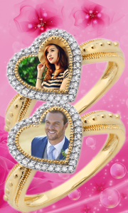 اسکرین شات 5 برنامه Lovely Ring Photo Frames