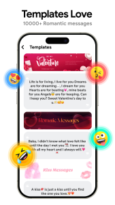 اسکرین شات 6 برنامه Love Messages: Text SMS