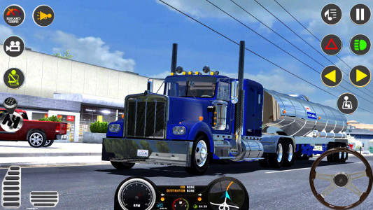 اسکرین شات 3 بازی US City Cargo Truck Driving 3D