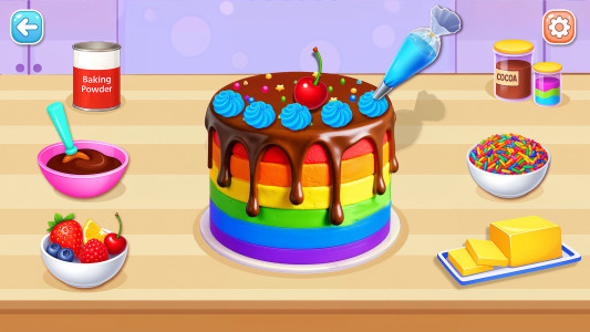 اسکرین شات 4 بازی Birthday Cake Maker: Cake Game