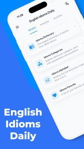 اسکرین شات 1 برنامه English Idioms Daily