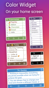 اسکرین شات 2 برنامه NoteToDo - Notes & To Do List
