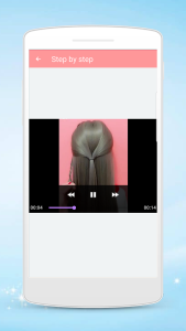 اسکرین شات 3 برنامه Hairstyles step by step