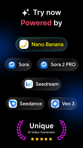 اسکرین شات 2 برنامه LuminoVid: AI Video Generator