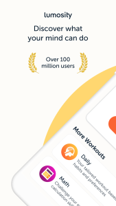 اسکرین شات 1 برنامه Lumosity: Brain Training Games