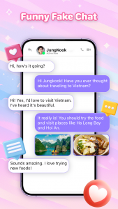 اسکرین شات 3 برنامه Prank Call - Fake Call Video