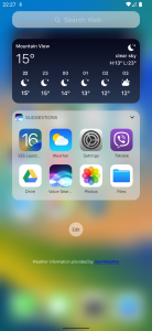 اسکرین شات 2 برنامه Launcher iOS 16