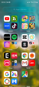 اسکرین شات 3 برنامه Launcher OS 27