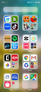 اسکرین شات 3 برنامه Launcher OS 17 (TiOS) Lite
