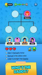 اسکرین شات 1 بازی Family Tree! - Logic Puzzles