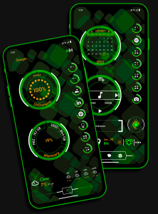 اسکرین شات 1 برنامه CyberFlux Launcher 2025