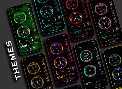 اسکرین شات 3 برنامه CyberFlux Launcher 2025