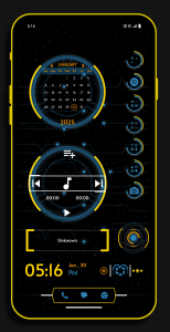 اسکرین شات 5 برنامه CyberFlux Launcher 2025