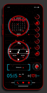 اسکرین شات 4 برنامه CyberFlux Launcher 2025