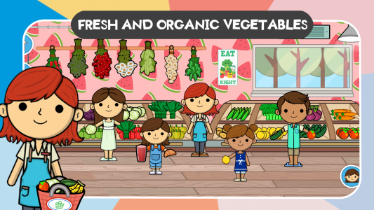 اسکرین شات 8 بازی Lila's World: Grocery Store