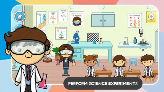 اسکرین شات 8 بازی Lila's World: My School Games