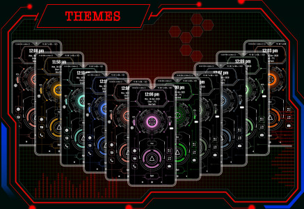 اسکرین شات 2 برنامه Circuit Launcher 2 - App lock