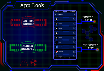 اسکرین شات 4 برنامه Hi-tech Launcher 2 - Future UI