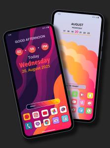 اسکرین شات 2 برنامه Modern Theme Launcher 2026
