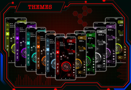 اسکرین شات 2 برنامه Strip Hi-tech Launcher 2025