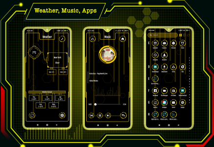 اسکرین شات 3 برنامه Visionary Launcher